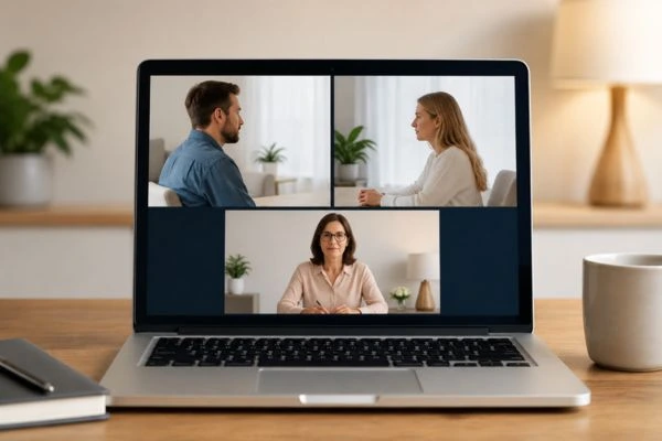 Image of online shuttle mediation Wilmslow